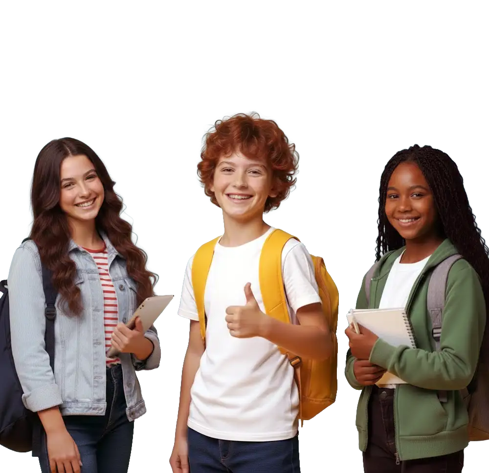 three students needing tuition